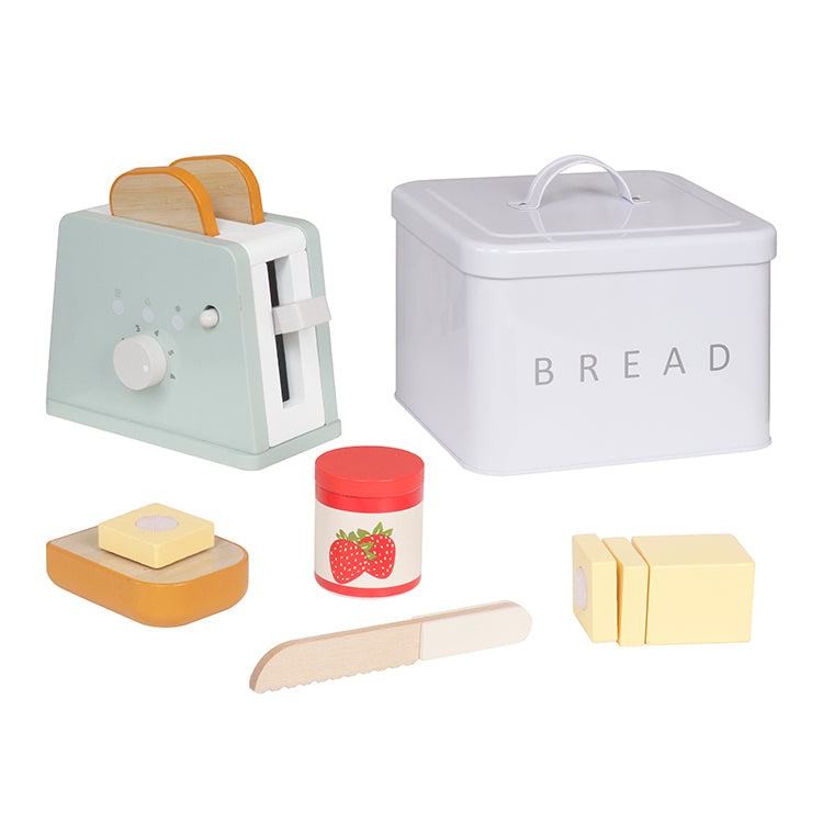Wholesale Kids Wooden Toaster & Bread Play Set, OEM Available