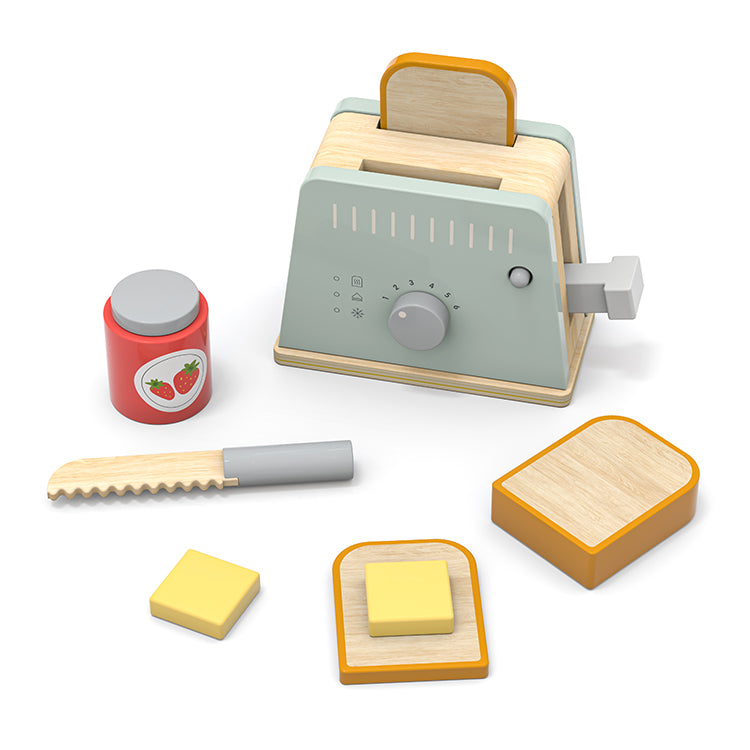 Wholesale Wooden Toaster Breakfast Playset, OEM Available