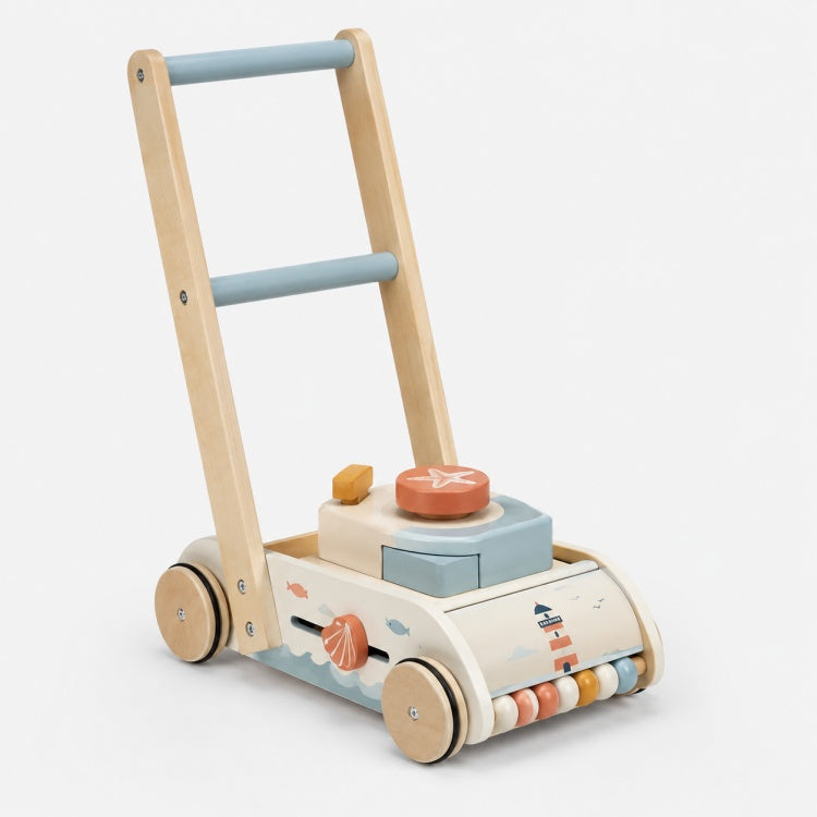 Custom Toddler Push Walker Lawn Mower Push Along Toy