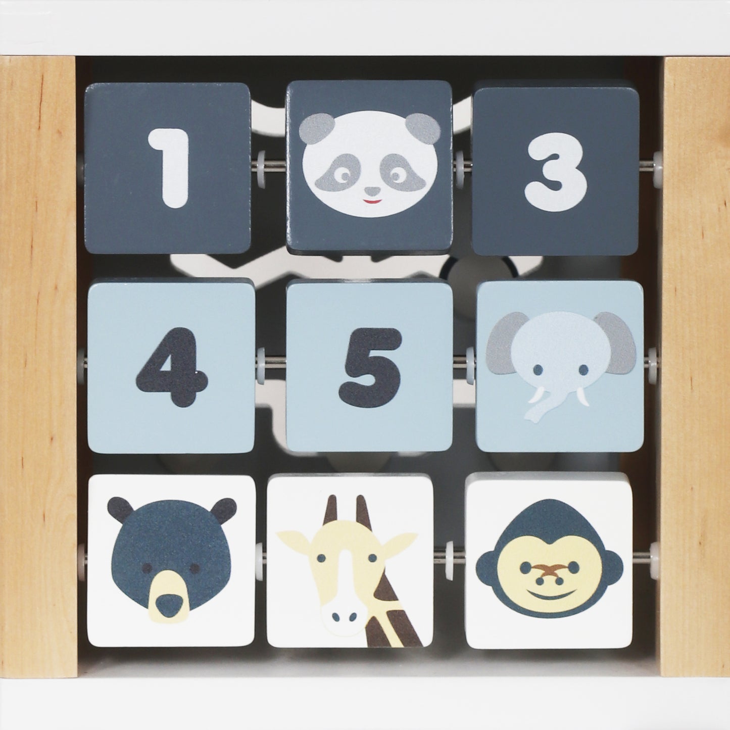 6-in-1 Montessori Toys Wooden Activity Cub |OEM Wooden Montessori Activity Cube