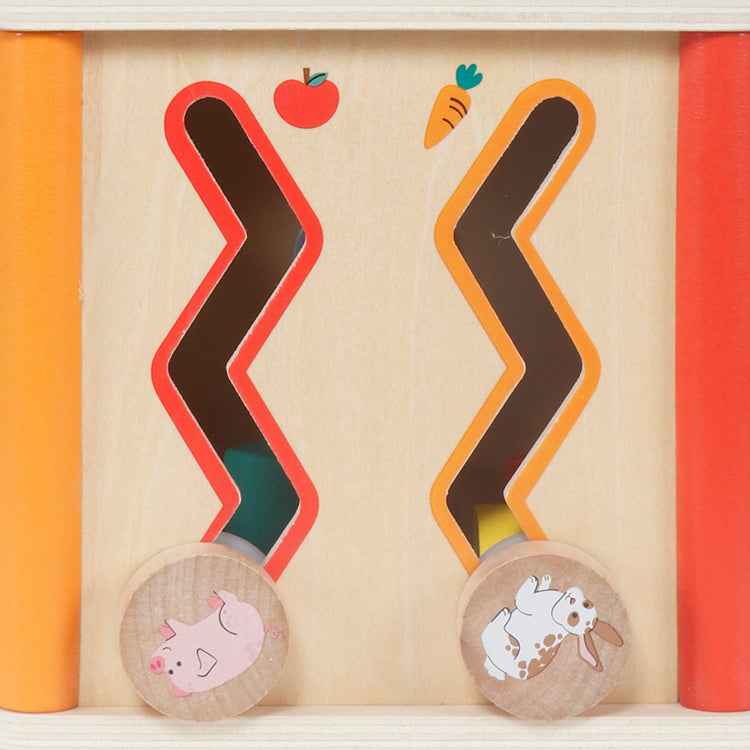 Wholesale 5-Side Wooden Activity Cube Bead Maze Toy, OEM Available