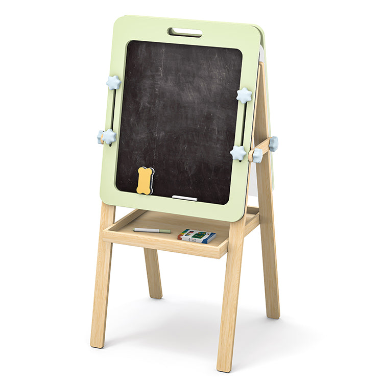 Montessori Wooden Kids Double-Sided Art Easel