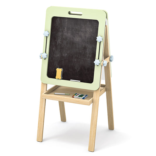 Montessori Wooden Kids Double-Sided Art Easel