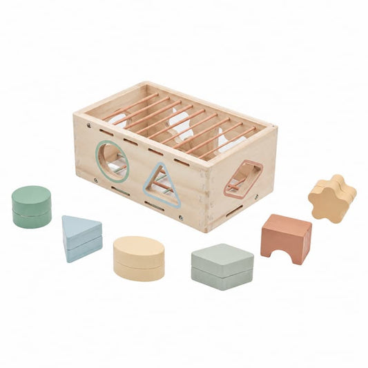 OEM  Shape Sorting Box with Macaron Color Blocks