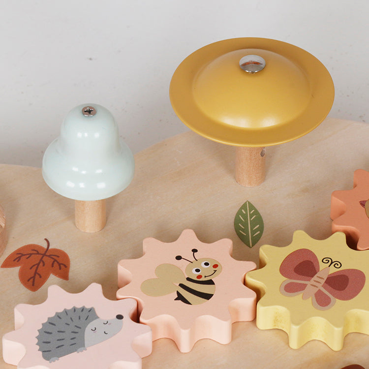 Custom Wooden Musical Busy Board – Montessori Sensory Activity Toy