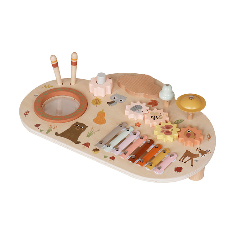 Custom Wooden Musical Busy Board – Montessori Sensory Activity Toy