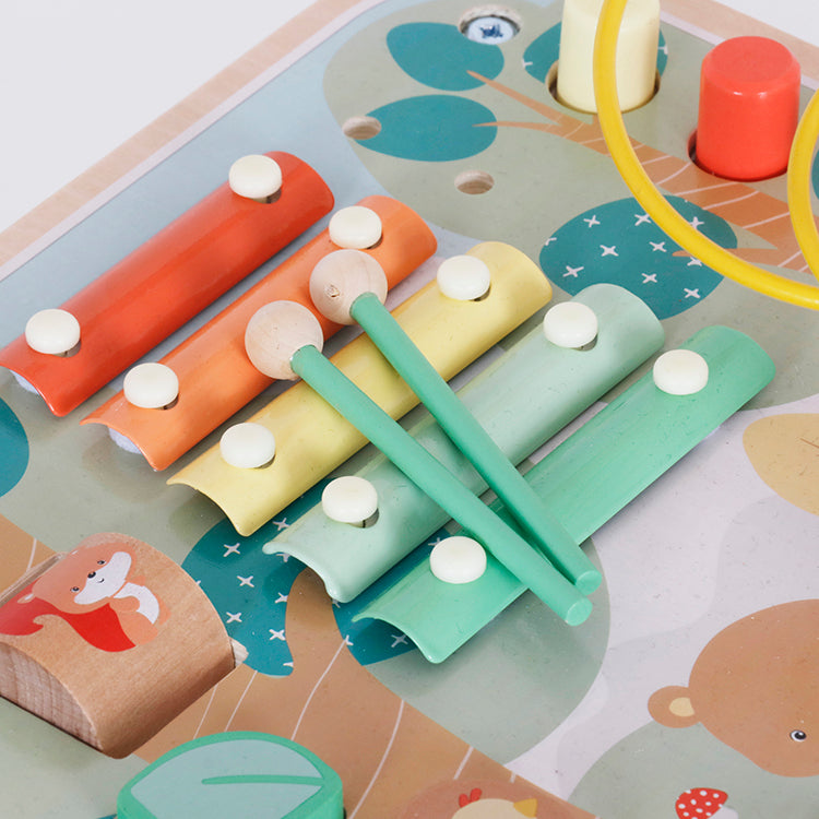 Montessori Wooden Multi-Activity Table | Toddler Sensory Play Table Supplier