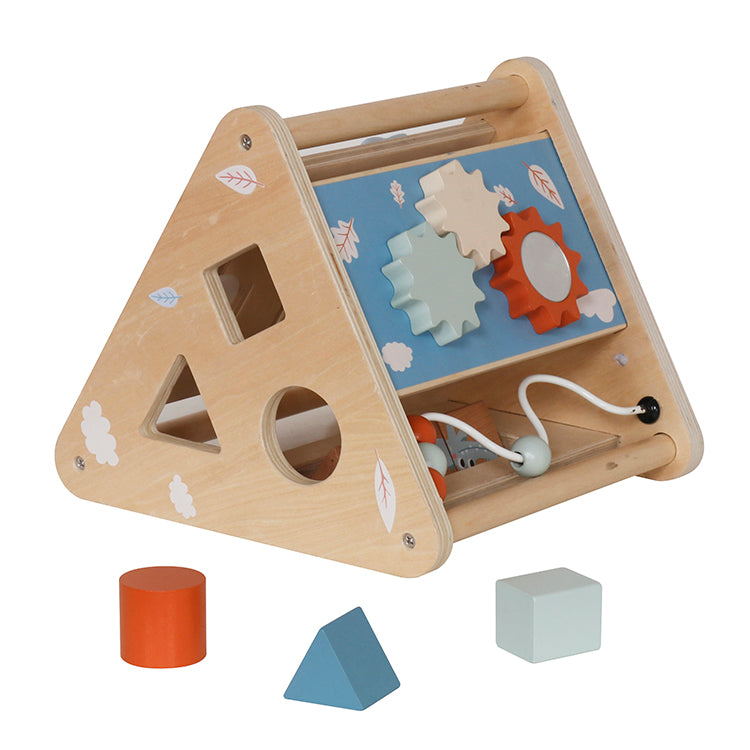 Custom Wooden Triangle Busy Board Manufacturer – Montessori Activity Toy