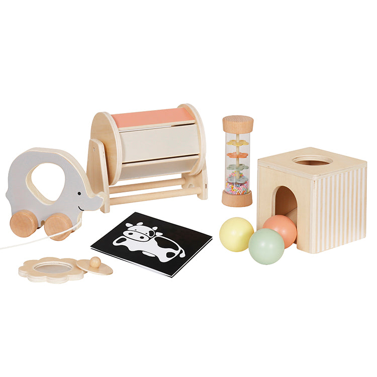Custom Wooden Montessori Baby Toy Manufacturer – Sensory Exploration Toy Set