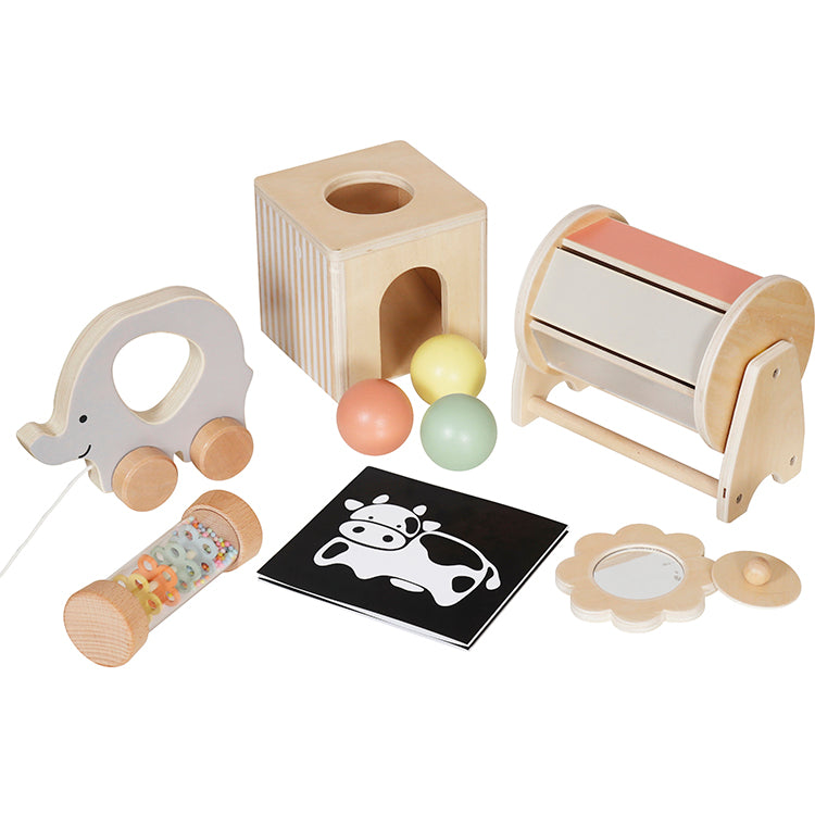 Wholesale Kids Wooden Sensory Play Set, Montessori Educational Toy Bundle, OEM Available