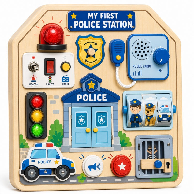 Wholesale OEM Custom Logo Wooden Police Station Busy Board