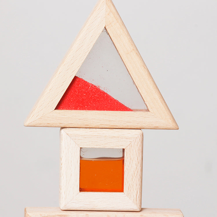Wholesale Wooden Sensory Rainbow Building Blocks Set, OEM Available