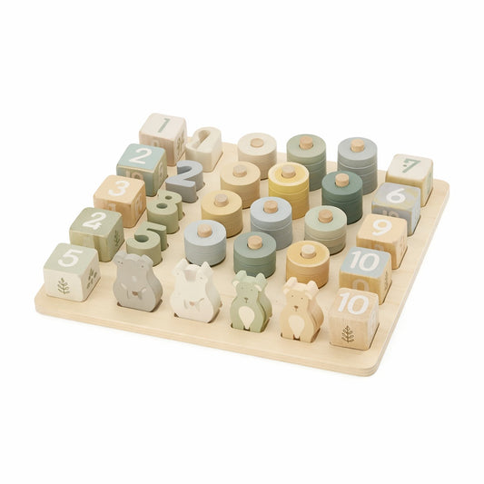 Montessori Counting & Sorting Wooden Maching Board Toy
