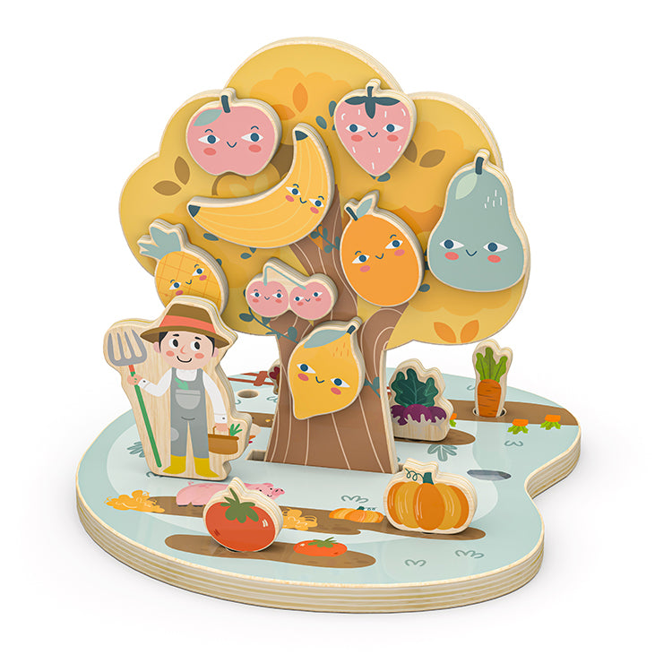 Wholesale Wooden Fruit Sorting Playset, OEM Available