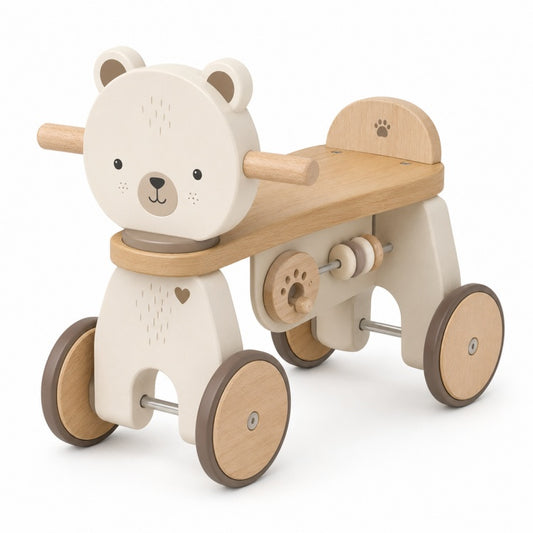 4 Wheels Toddler Balance Sliding Car with Activity Bead
