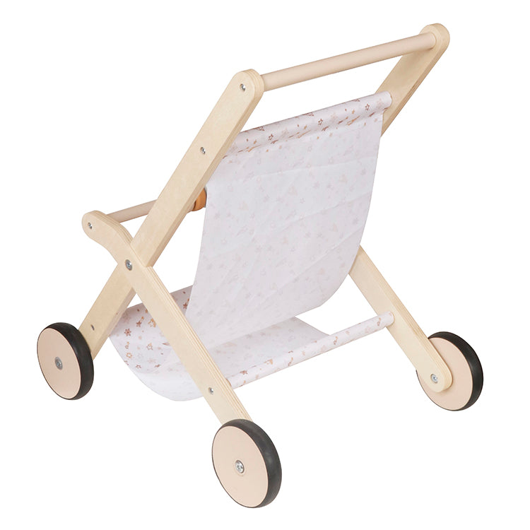 Montessori Wooden Doll Stroller Toy